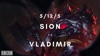 SION vs VLADIMIR (MID) | 5/12/5 | SG Norms | 13.16