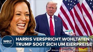 US-WAHLEN 2024: Harris verspricht massive Wahlgeschenke - Republikaner wittern "Kommunismus"