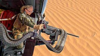 USAF Strongest Female Shows Amazing Skill Holding a GAU-18A Machine Gun