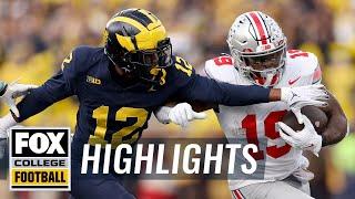 No. 2 Ohio State Buckeyes vs. No. 3 Michigan Wolverines Highlights | CFB on FOX