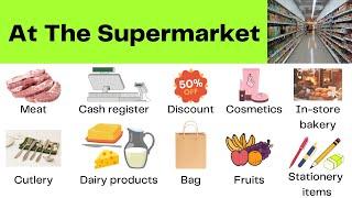 At The Supermarket | English Vocabulary