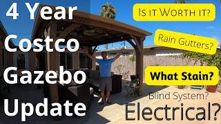 Costco's MOST INSANE 4 Year Gazebo Review & Features You've Never Seen!