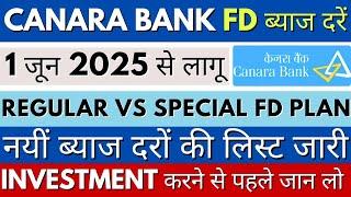 Canara Bank Fixed Deposit Plan | Interest Rates On FD In Canara Bank || Canara Bank FD Interest Rate