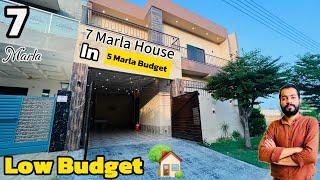 Luxury 7 marla house design in pakistan | 7 marla house for sale in faisalabad | Low Budget House