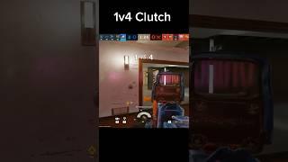 1v4 Clutch With Smoke #rainbowsixsiege