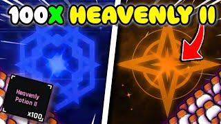 Using 100 HEAVENLY POTIONS For *NEW* ERA 9 AURAS in ROBLOX SOL'S RNG!