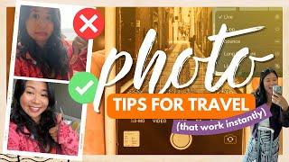 BETTER TRAVEL PHOTOS ON YOUR PHONE INSTANTLY | Tricks for Vacation Photos That Anyone Can Use!