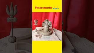 panchmukhi shivling making with clay. #shorts #viral #clayideasbyarup #craft