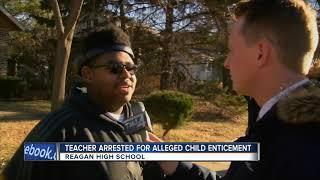 Reagan High School teacher arrested