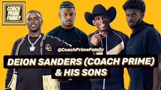 Deion Sanders COACH PRIME Sons SHEDEUR SHILO and BUCKY #CoachPrime #ShiloSanders #ShedeurSanders