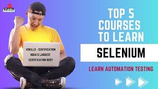 Top 5 Free Courses for Selenium | Become Job ready with Vskills Certification