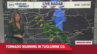 Tornado Warning in Tuolumne County | Breaking News