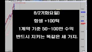 해외선물 항셍 매매기법.언제?어디서?어떻게?를 정하고 월1000수익 같이가요.