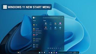 Start Menu Redesign | Windows 11 |  New Start Menu For Windows