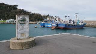 EXPLORING the BEAUTIFUL FISHING PORT of HONDARRIBIA in GUIPUZCOA, SPAIN 4K WALKING TOUR.