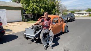 The Mutt Ep38. VW Beetle BMW Z3 body swap.