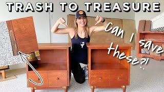 Trash To Treasure | Nightstand Furniture Flip | Urbane Bronze