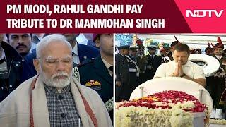 Manmohan Singh Funeral | PM Modi, Rahul Gandhi Others Leaders Pay Last Tribute To Manmohan Singh