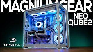 MagniumGear NEO QUBE 2 PC BUILD! Whiteout 7800x3d + 4070 Super!