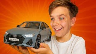 Mark’s new diecast Audi RS7 scale 1:18 - unboxing and garage setup