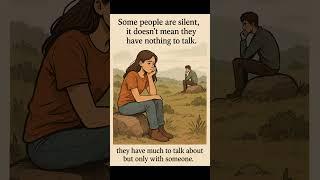 Daily Dose of Wisdom. Why do people become silent? #motivation #love #sad #happy