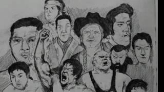 80s-90s Puroresu Tribute Drawing