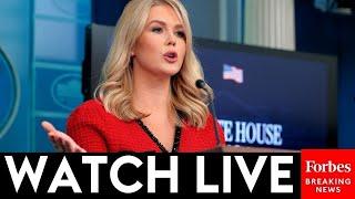 COMING UP: Karoline Leavitt Holds White House Press Briefing As More Trump Tariffs Go Into Effect