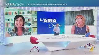 Barbara Floridia in collegamento con L'Aria che tira - 23/08/2024