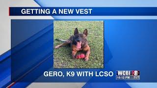 LCSO K9 officer will receive new vest through charitable donation