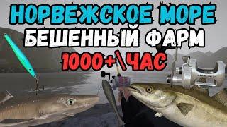 НОРВЕЖКА РАЗДАЁТ СЕРЕБРО 1000+\ЧАС /Норвежское море ● Русская Рыбалка 4 | РР4