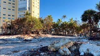 Vanderbilt (Vandy) Beach in North Naples, FL - 30 Days After Hurricane Ian 10/28/22