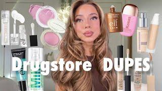 Full Face of DRUGSTORE MAKEUP DUPES