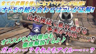 オトモはガルクが最強・・・？それともアイルー・・・？意外過ぎる事実がコレだ・・・っ‼育成の仕方も紹介【サンブレイク攻略】