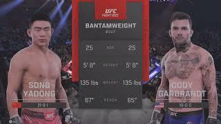 UFC 5 Song Yadong vs. Cody Garbrandt – Bantamweight Boxers