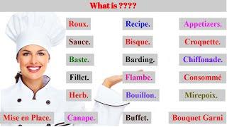 Food Production Key Terms II Hotel Kitchen Terminology II Culinary Terms used in Hotel Kitchen.