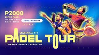 Piste centrale -  P2000 Esprit Padel - FFT Padel Tour Lyon - 1/4