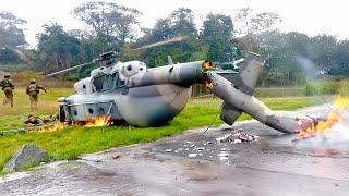 Helicopter Accidents and Mistakes Caught On Camera !