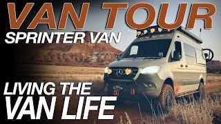 How I Built This 4x4 Mercedes Sprinter Van - Living The Van Life