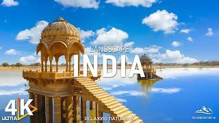 INDIA 4K UHD - Scenic Relaxation Film with Calm Music - 4K Video Ultra HD