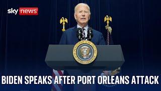 US President Joe Biden holds news conference following Port Orleans attack - Watch in full