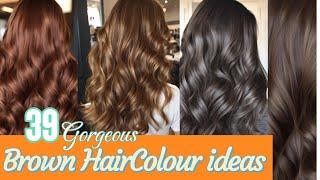 Gorgeous Brown HairColour Trends | Types of trending brown hairColor | #stylesforall #haircolorideas