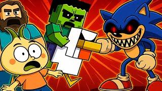 Cebolito em Sonic EXE VS Chicken Jockey - Minecraft