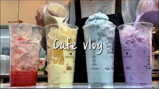 (Eng)Colorful drinks / cafe vlog