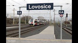 Zugverkehr in Lovosice am 14.11.2024 - zwischen Pershing, Kocour und Vectronen