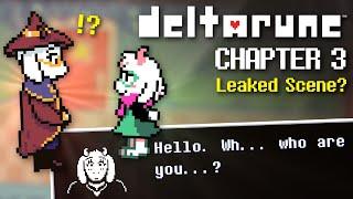 Toriel meets Ralsei in Chapter 3 (Deltarune Ch3 Leaked Gameplay)