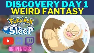 Discovery Day 1: Piggy thinks I have a weird fantasy #pokemonsleep