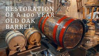 Wine Oak Barrel Restoration DIY. How to restore an old wooden barrel with your own hands