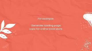 Free AI Landing Page Copy Generator