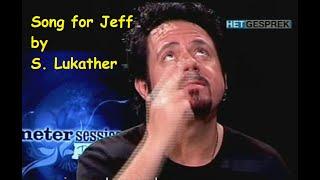 Steve Lukather plays:  "Song for Jeff" at April 1st 2009 on Dutch TV. Amazing version.