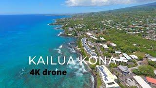 4k Drone- Big Island Hawaii- Kailua Kona